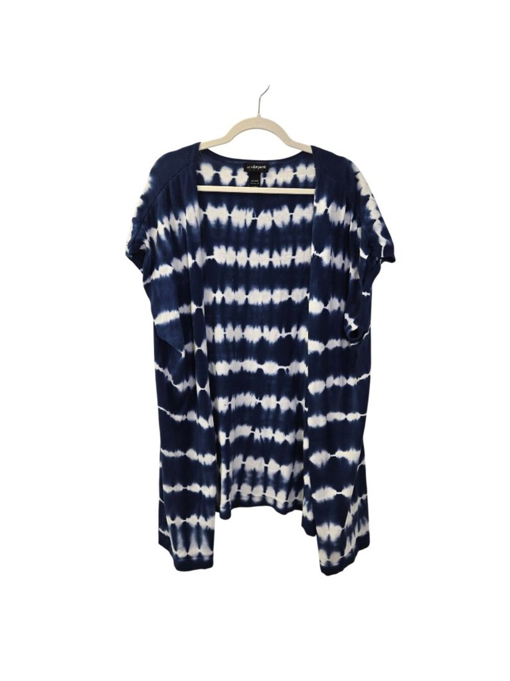 Lane Bryant Tie Dye Cap Sleeve Open Lightweight Sweater Size 26/28